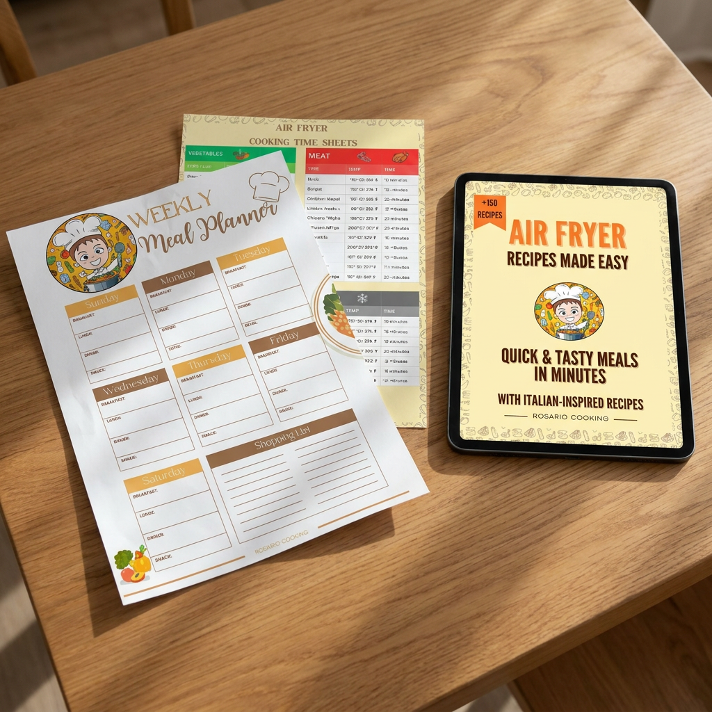 Rosario's 150+ Air Fryer Recipes Cookbook DIGITAL VERSION